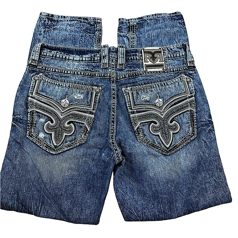 ROCK REVIVAL: Men’s Diji Straight Jeans -Size 36